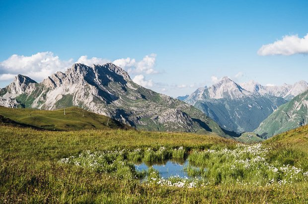 Bergsee im Gebirge