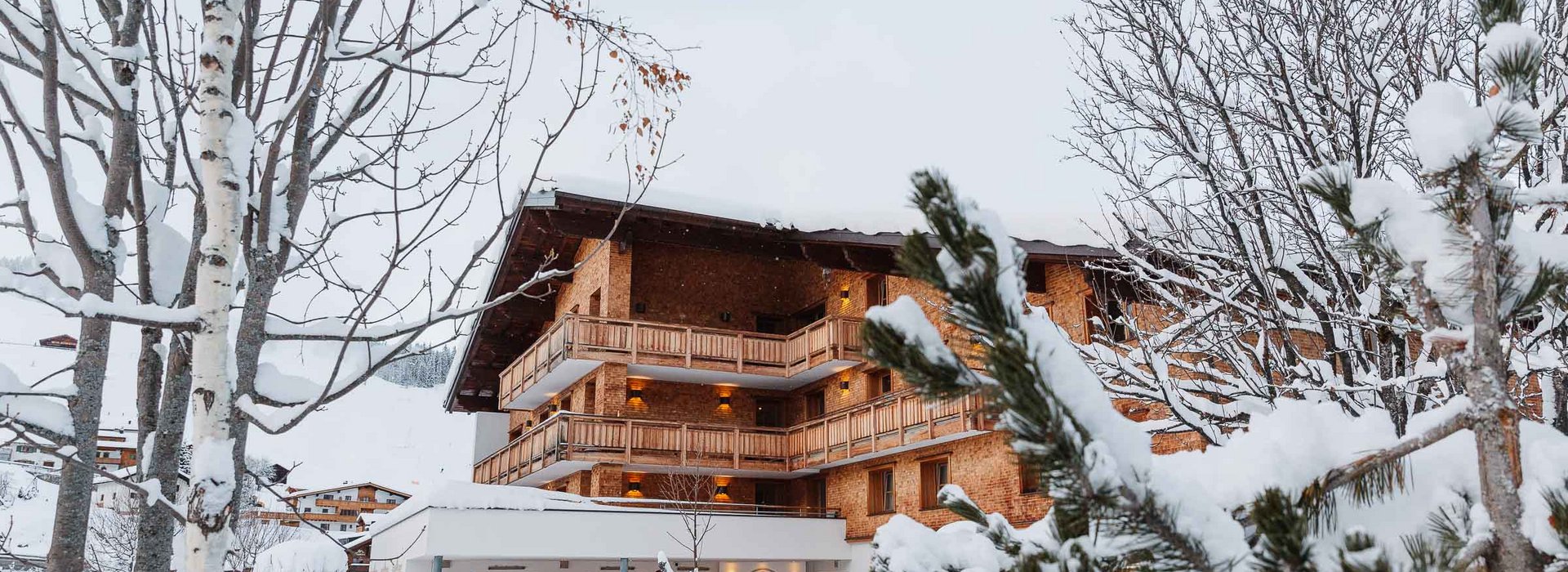 Hotel Aurora im Winter