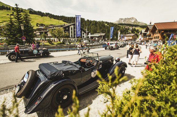 Oldtimer in Lech am Arlberg