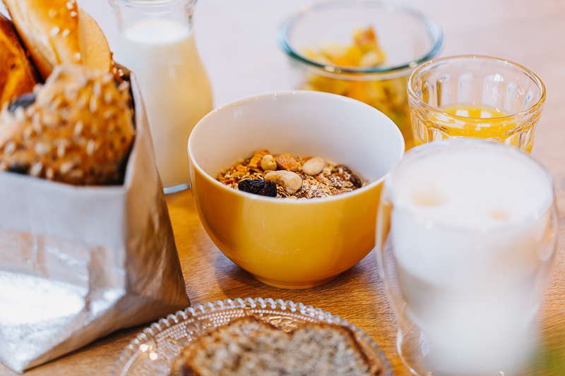 Frühstück mit Müsli